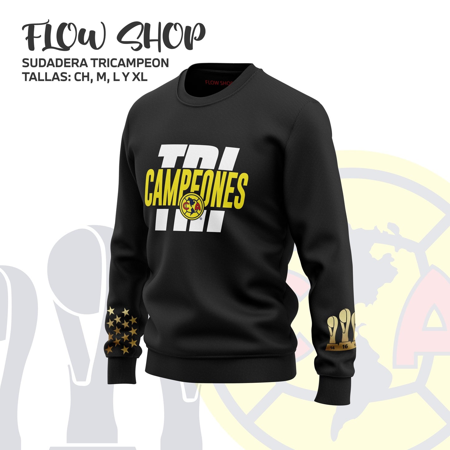 Sudadera Club América Tricampeón 🦅🏆