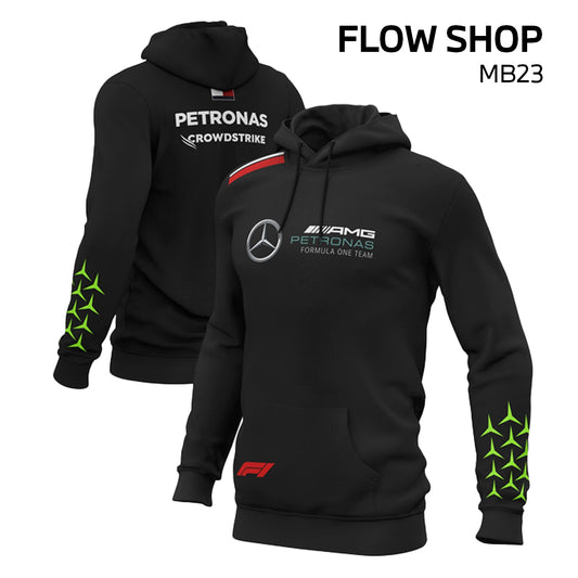 🏁 Sudadera MB23: Espíritu de Carrera y Sofisticación 🔥🖤