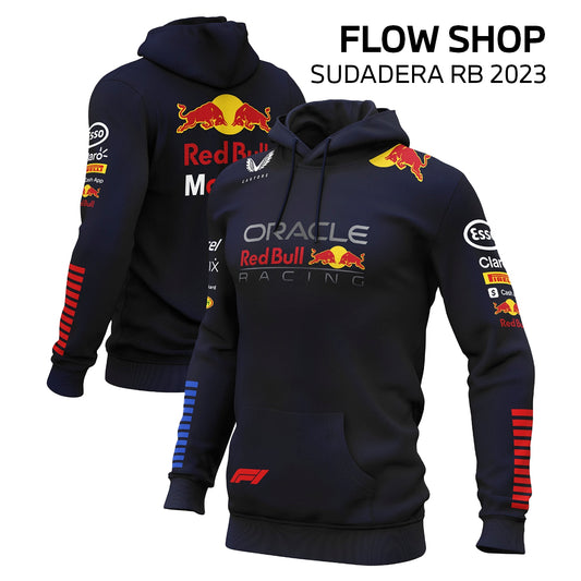 🔥 Sudadera Red Bull RB 23: Adrenalina y Estilo de Temporada 🏁🔵