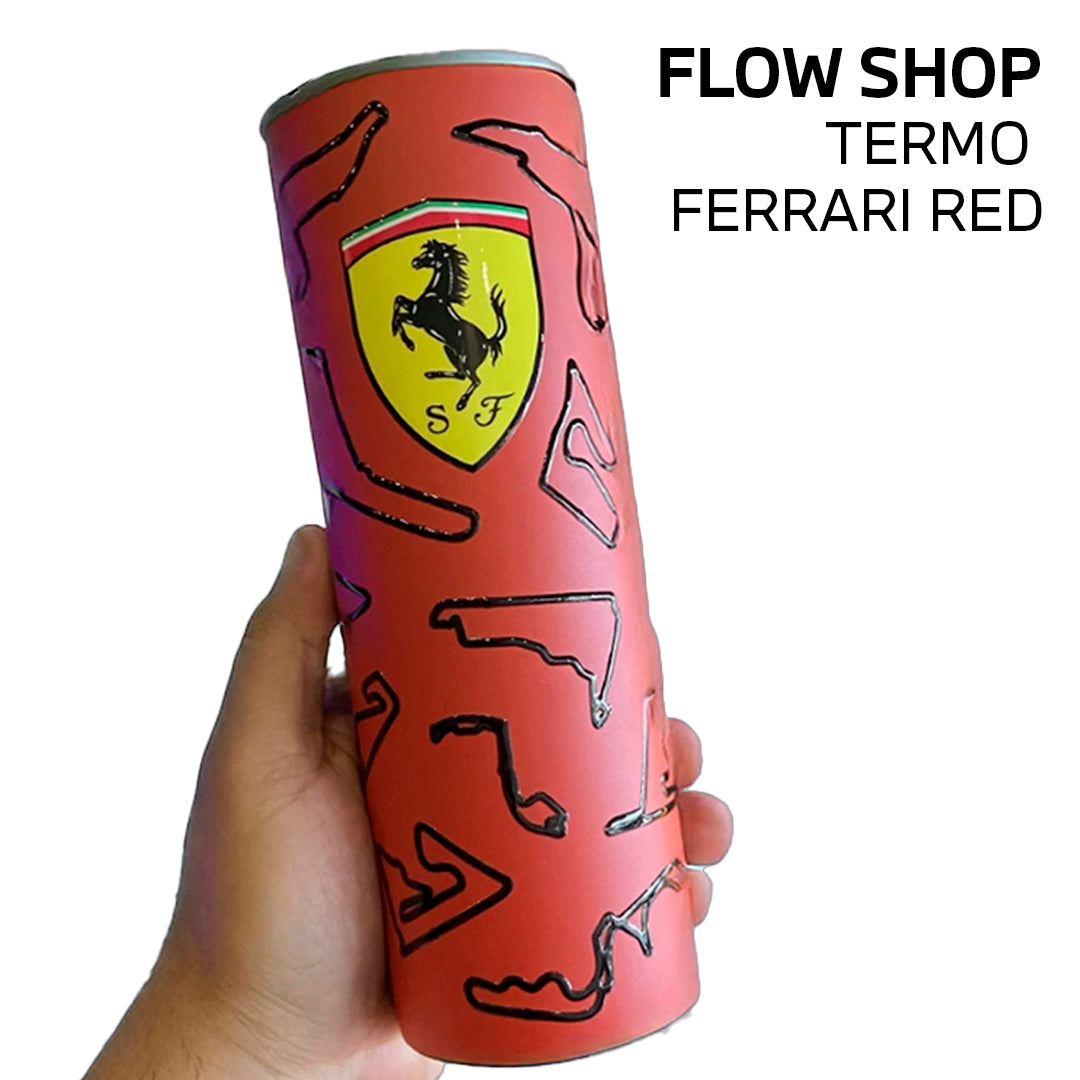 🔴 Termo Ferrari Red – La pasión en cada sorbo 🏎️