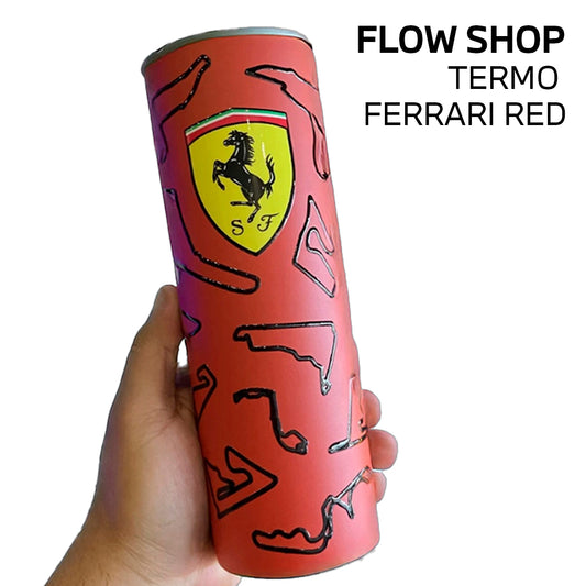🔴 Termo Ferrari Red – La pasión en cada sorbo 🏎️