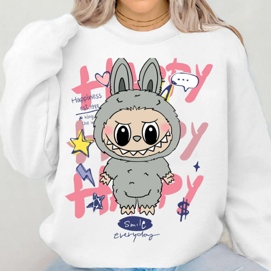 SUDADERA LABUBU HAPPINESS