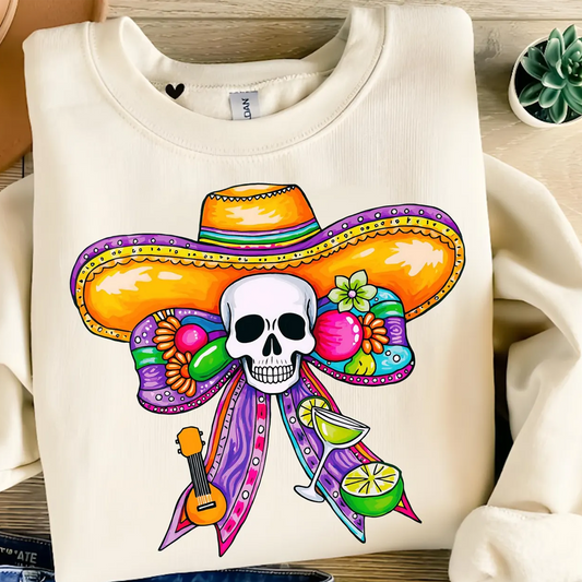 sudadera calavera mexicana