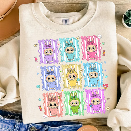 SUDADERA VARIOS LABUBUS