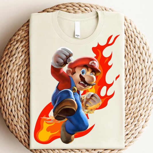 Mario en Llamas